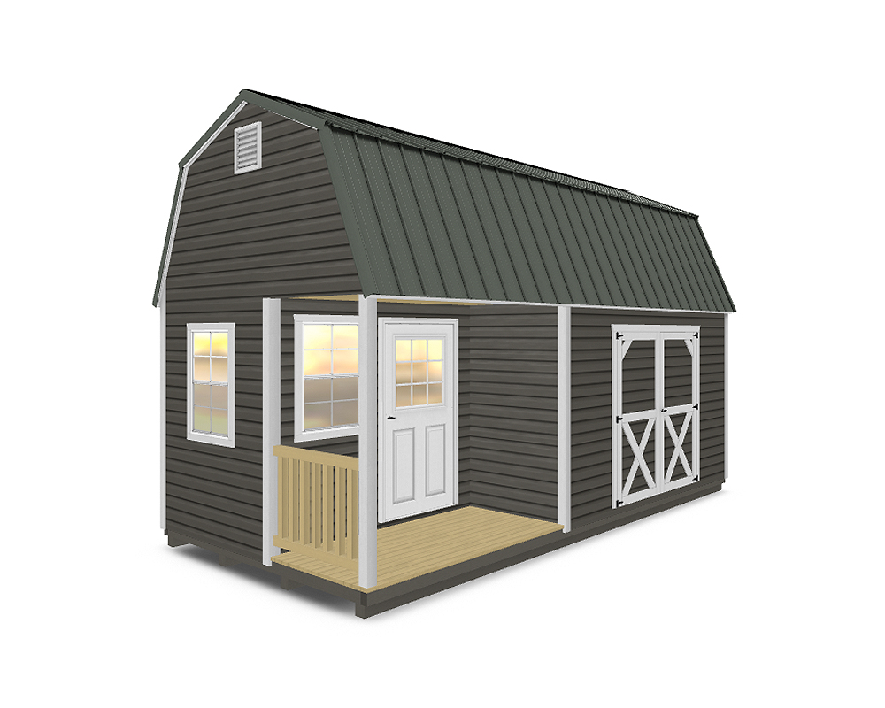 Barn With Corner Porch