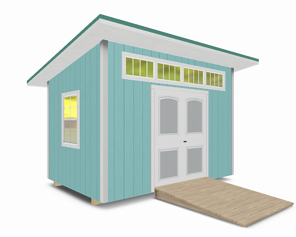 Shed of The Month - 8x12 Contemporary Shed