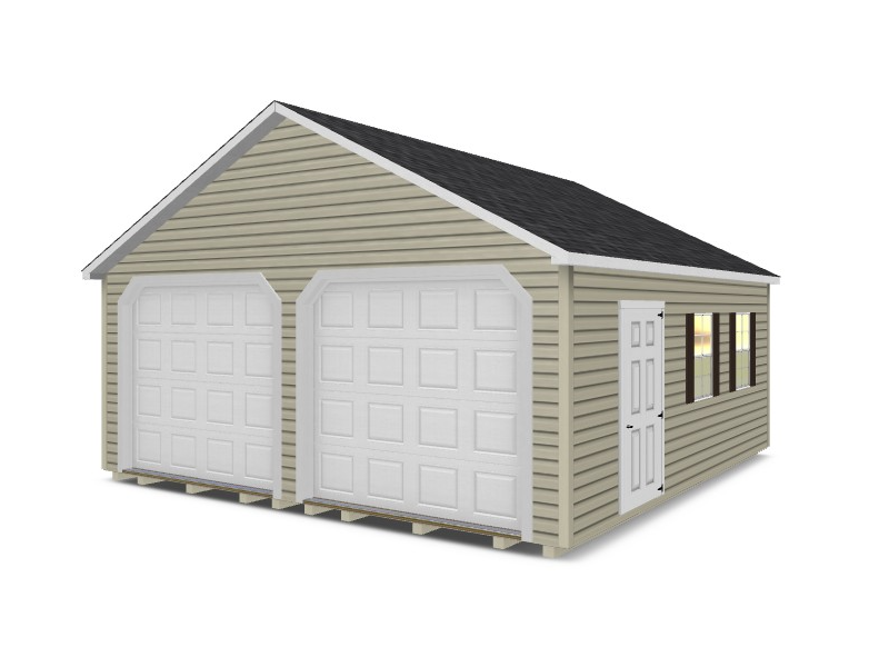 Double Wide Garages Vinyl