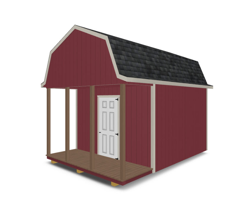 Classic Cabin Barn (Overhang)
