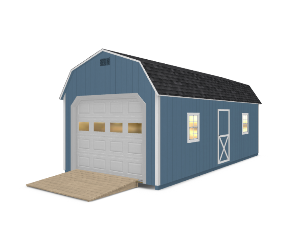 Signature Dutch One-Car Garage (T1-11)