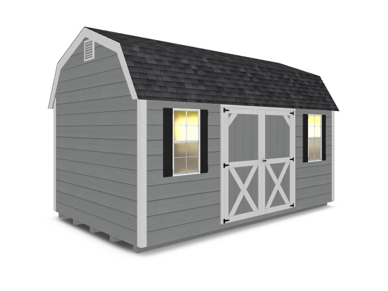 Painted Regular Highwall Barn