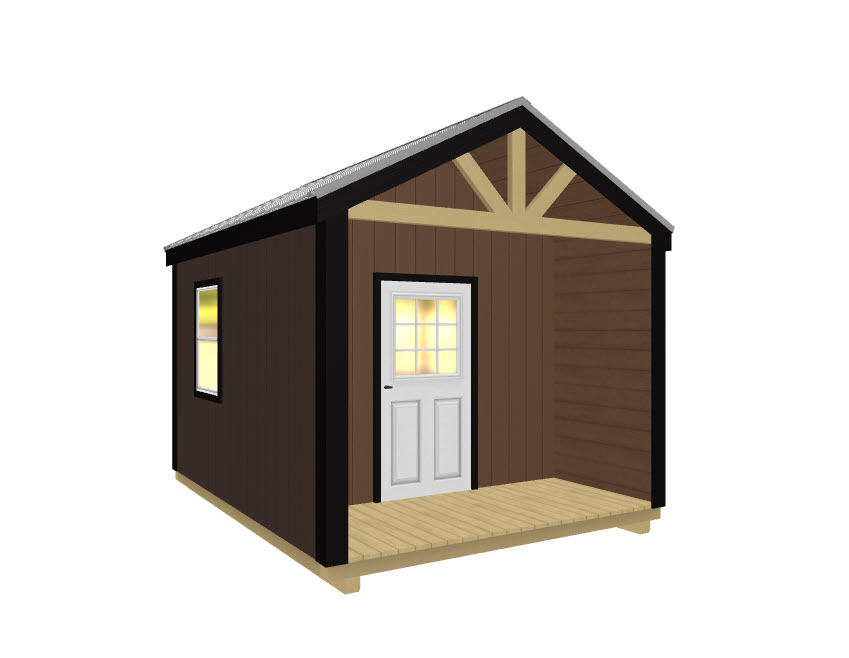 Alaska Cabin with Porch