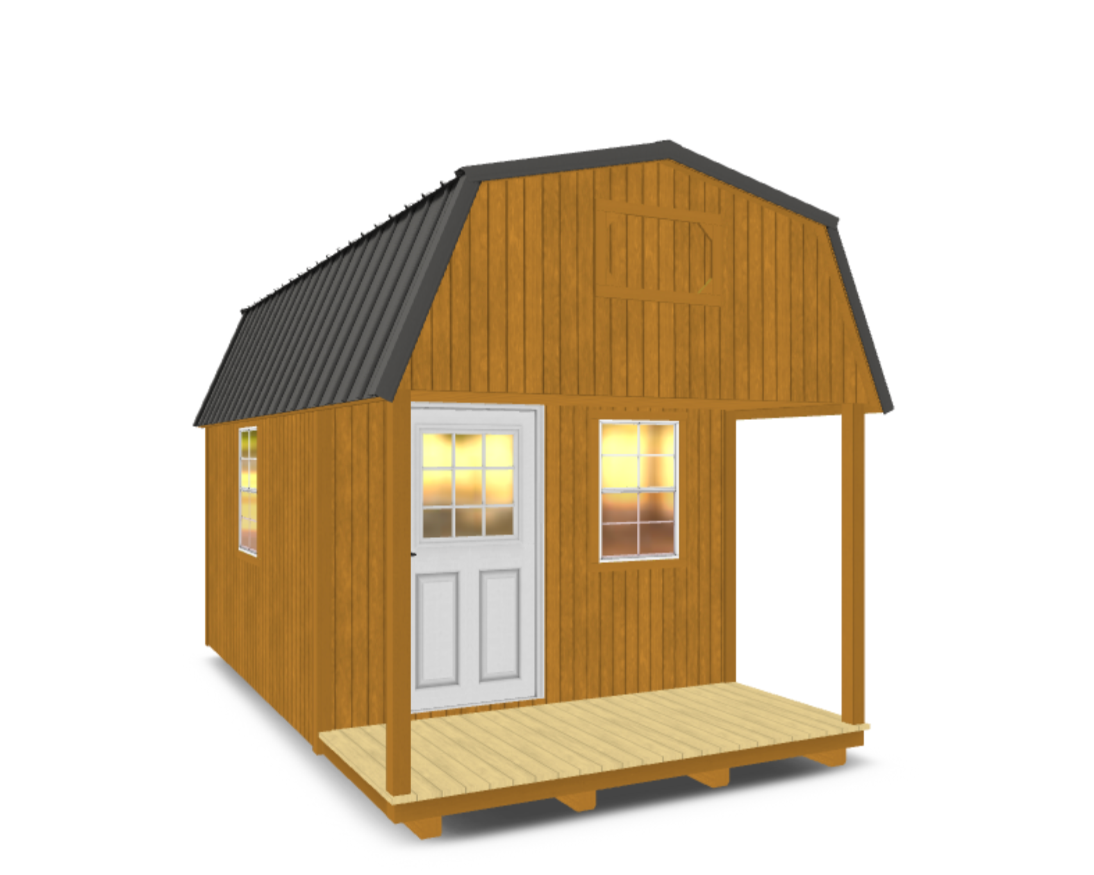 Lofted Barn with Front Porch