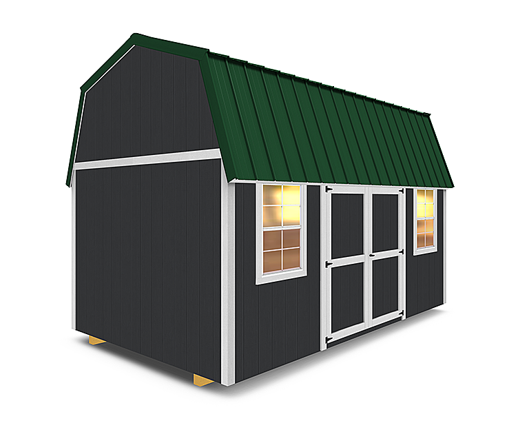 Painted Side Lofted Barn