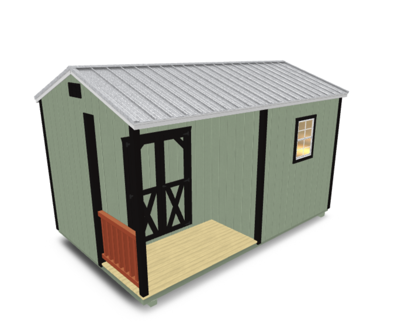 Aframe Corner Porch