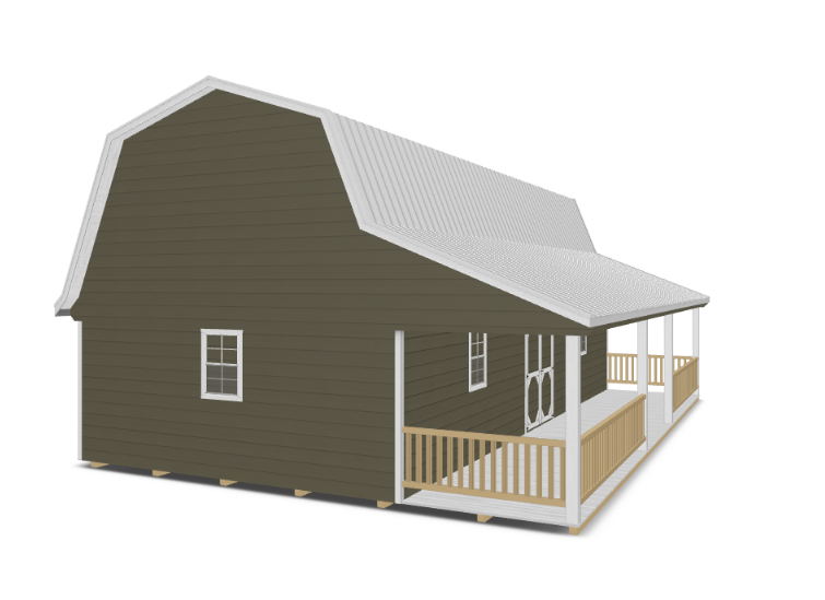 Hi-loft Porch Barn