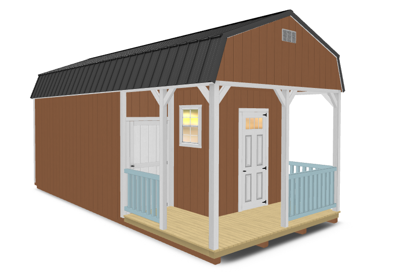 Barn Lshape Porch